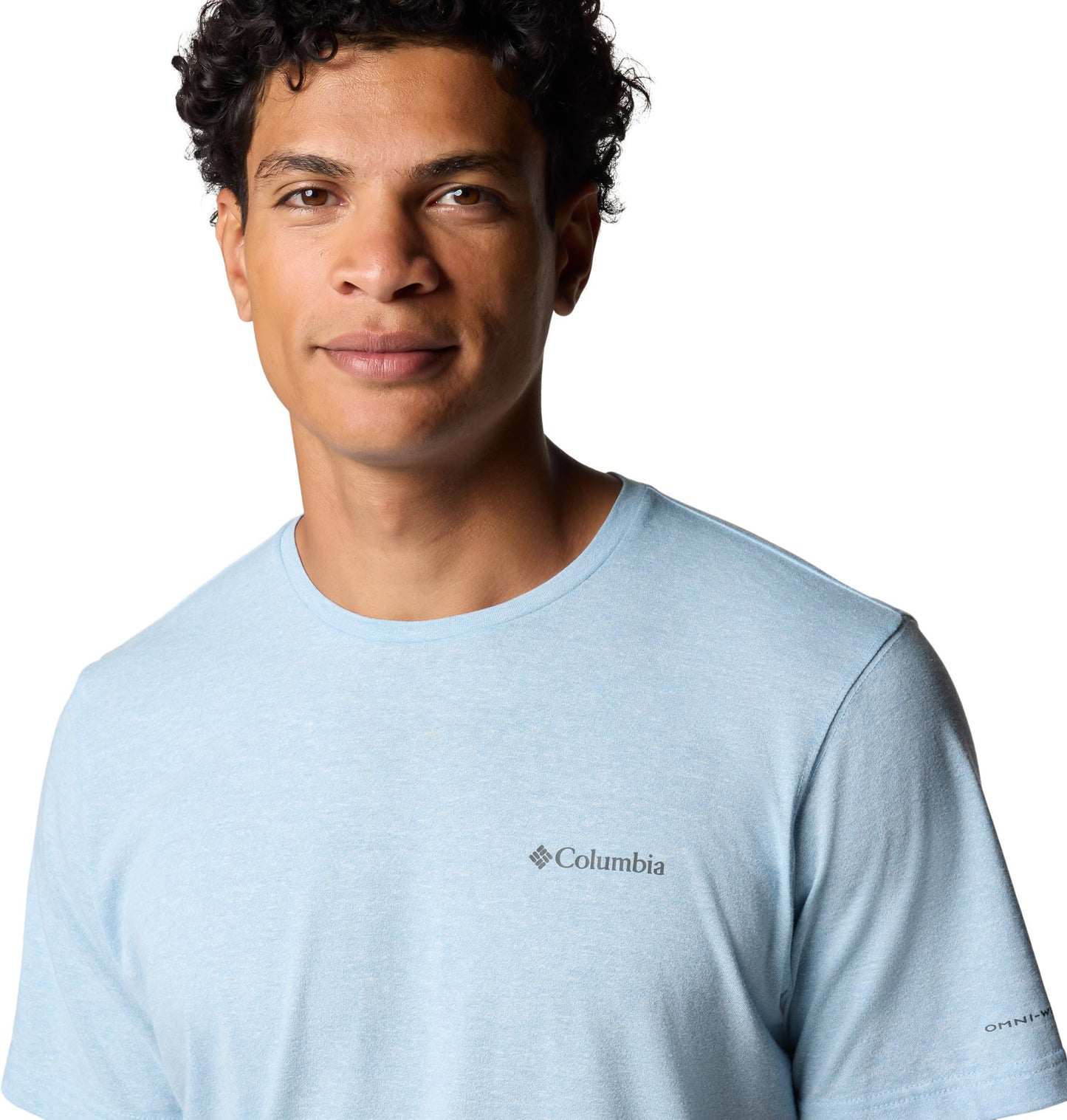 Columbia Mens Thistletown Hills Short Sleeve T-Shirt, Ripple Blue Heather, XX-Large
