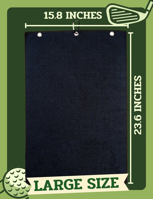 CybGene Yorkie Gifts Golf Towel, Gifts for Yorkshire Lovers, 15.7“x23.6” Microfiber Golf Towel for Golf Bags for Birthday, Christmas