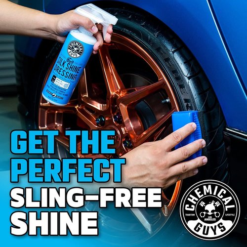 Chemical Guys Silk Shine Tire & Trim Dressing - Non-Greasy Protectant for Vinyl, Plastic & Rubber | 16 fl oz
