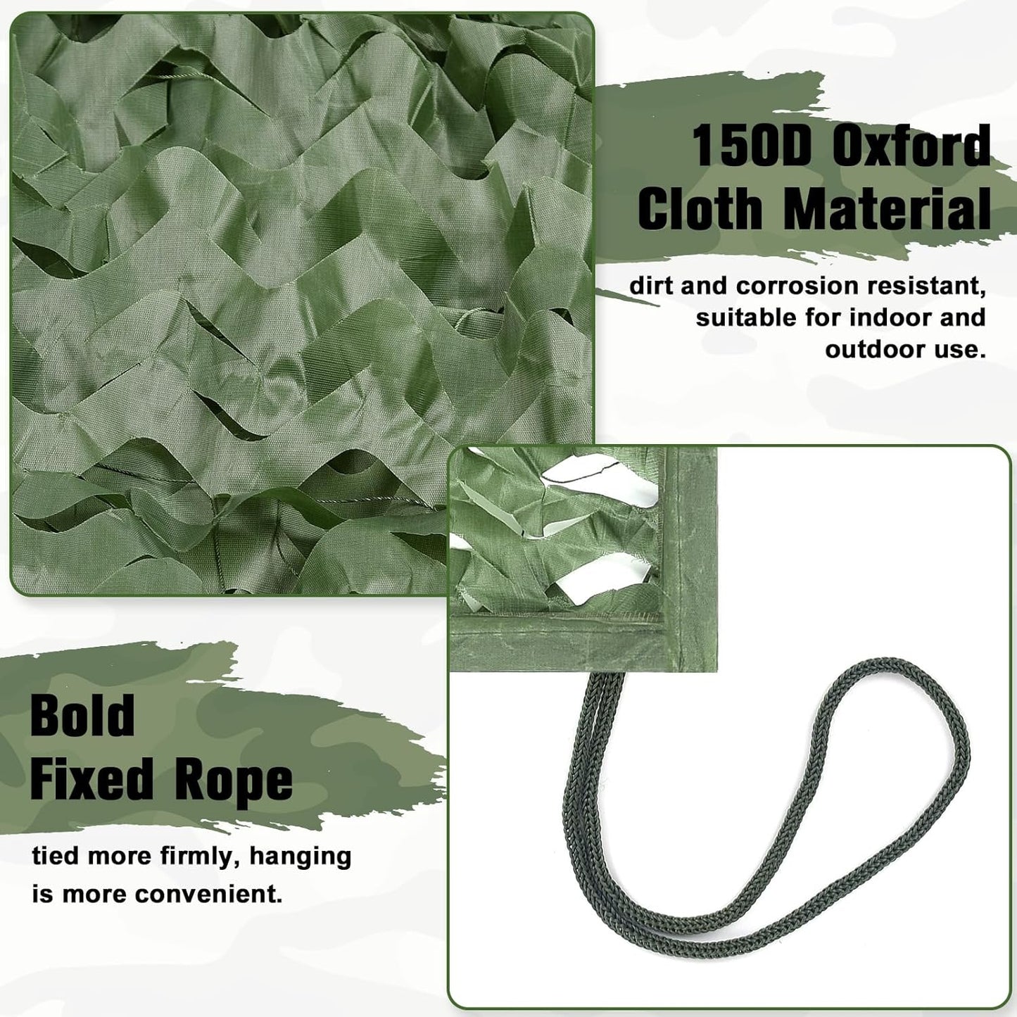 Skiennix Camo Netting - Versatile Camouflage Net for Hunting, Camping, and Party Decor | 20x20, 10x20, 10x10 Sizes