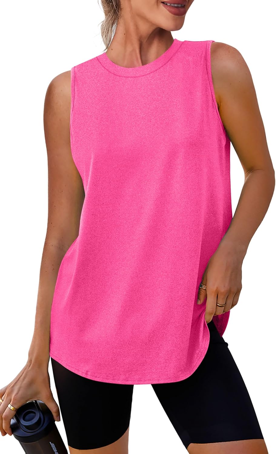 Skiennix Women's Workout Tank Tops - Lightweight Sleeveless Athletic Shirts for Running, Yoga & Tennis