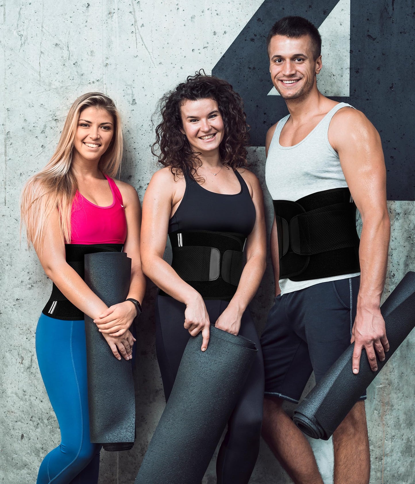 MOLUTAN Men Waist Trainer Trimmer for Tummy Control Compression Shapewear Body Shaper Sweat Belt X-Large Black