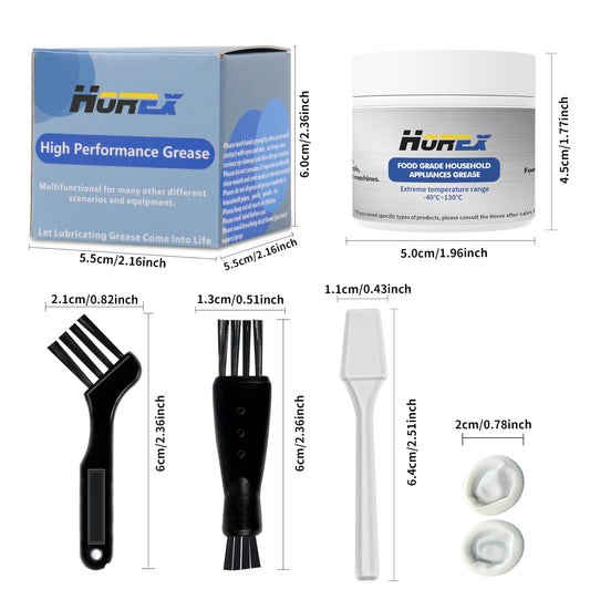 Horex Espresso Machine Grease Food Grade 50g Lubricant Coffee Cream Milk Machine Parts Lithium Gear Maintenance Lubrication Accessories for Barista Cafe All Coffee Machines 1.76oz