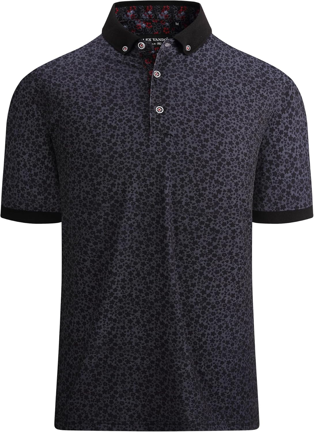 Alex Vando Men's Polo Shirt - Short Sleeve Regular Fit | Stylish Design for Everyday Wear