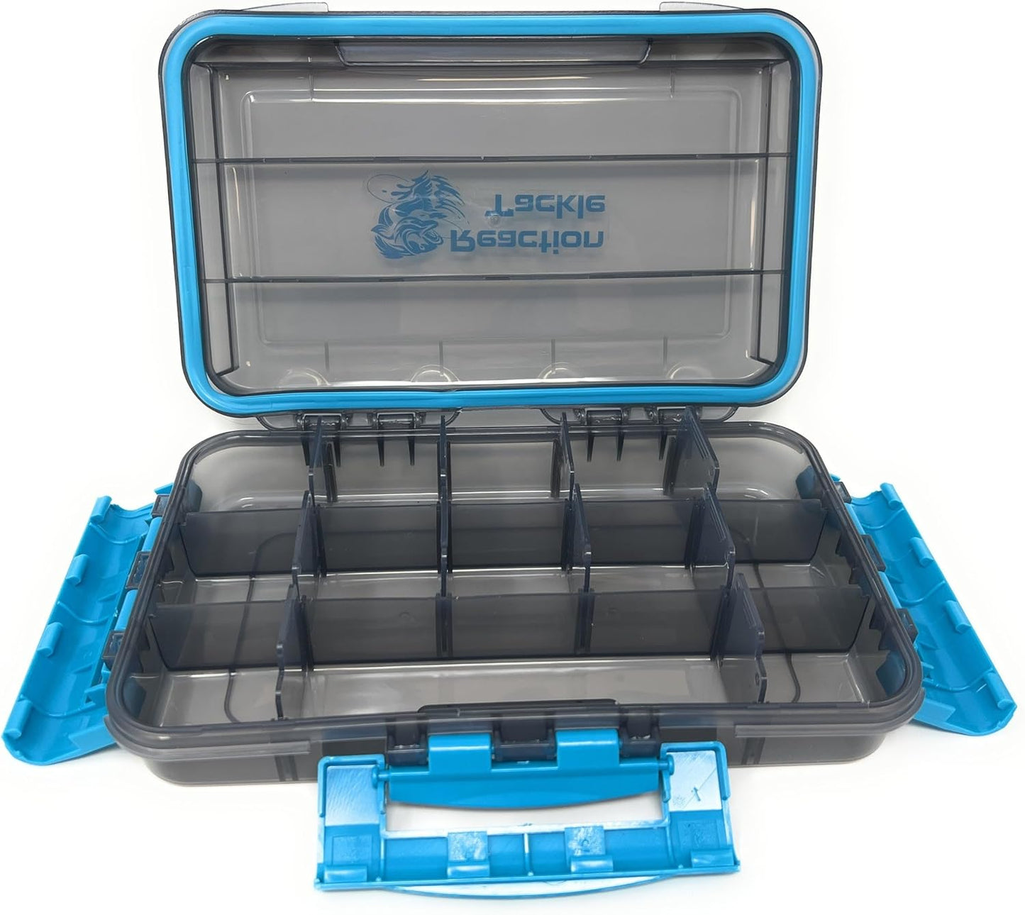 Reaction Tackle Ultimate Waterproof Tackle Box Trays - 4-Pack of 3-Clip Trays for Organized Storage