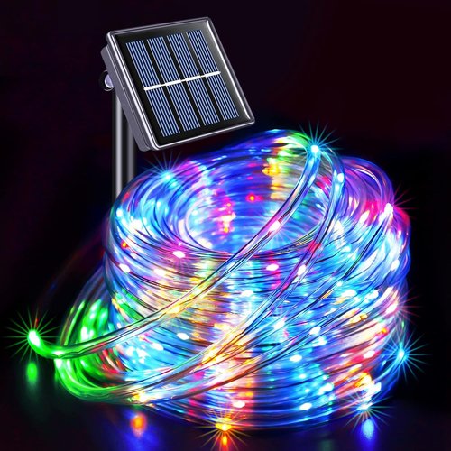 JMEXSUSS Trampoline Lights - 200 LED Solar String Lights, 66ft Waterproof, 8 Modes for Outdoor Fun