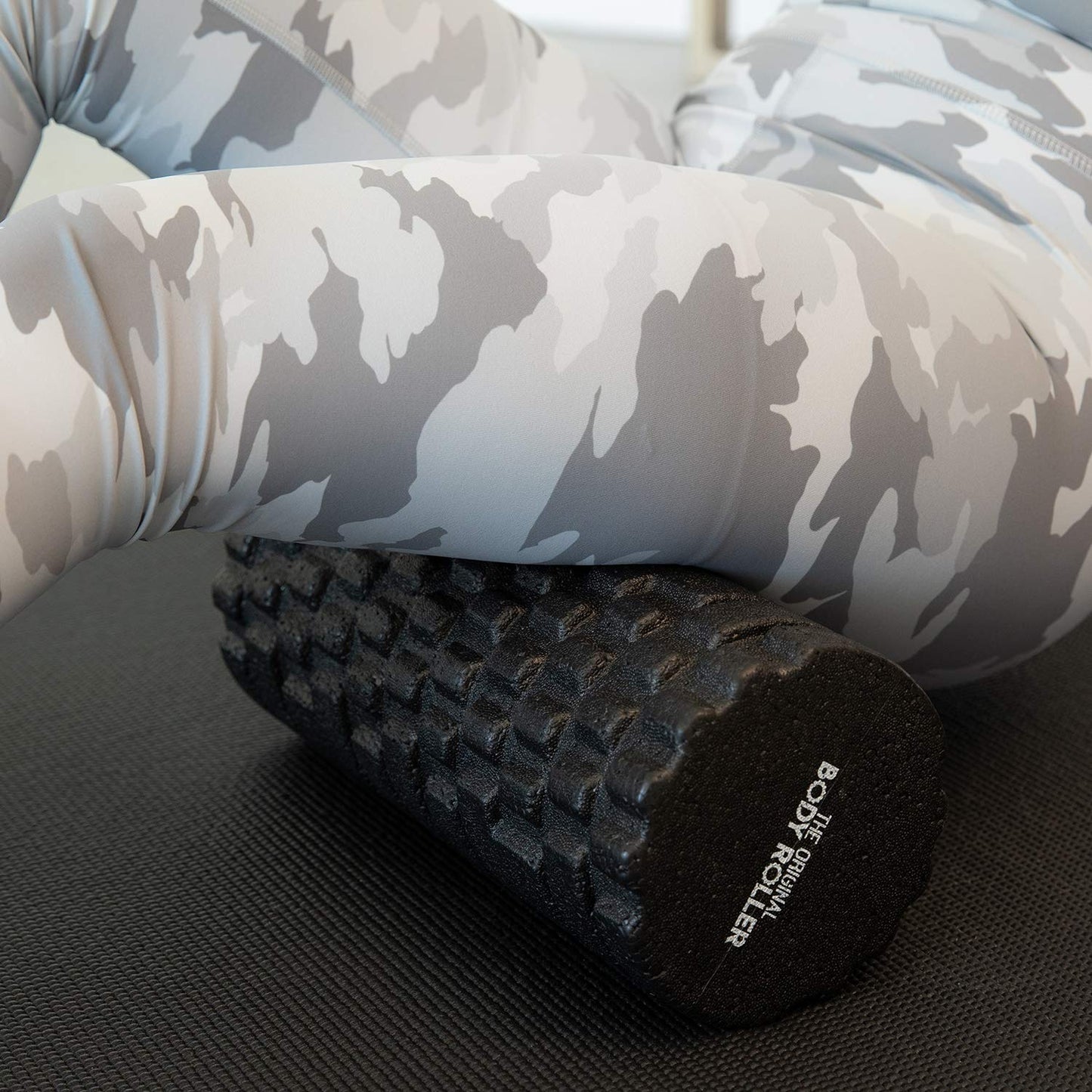The Original Body Roller - High Density Foam Roller Massager for Deep Tissue Massage of The Back and Leg Muscles - Self Myofascial Release of Painful Trigger Point Muscle Adhesions - 17" Black