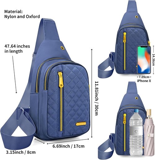 Aisijimo Small Sling Bag - Casual Crossbody Backpack for Women & Men | Compact & Stylish Design