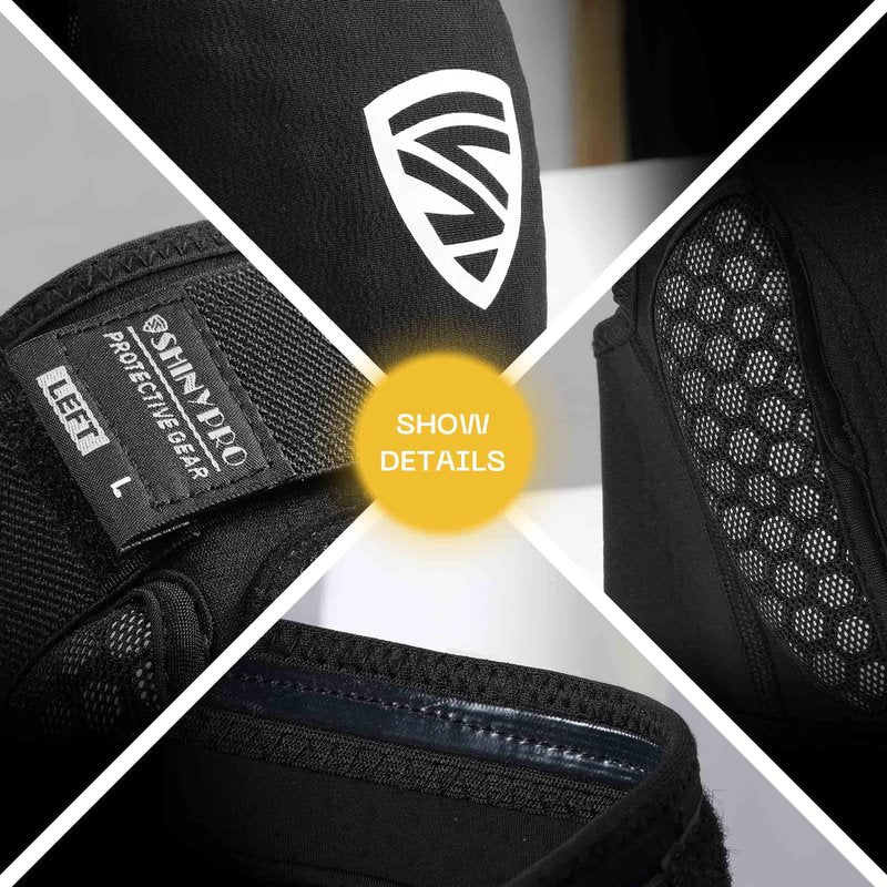 SHINYPRO Knee Guard,MTB Knee Pads,Snowboard Knee Pads,Low Temperature Resistance,Breathable,M Size