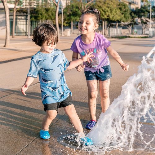 HIITAVE Kids Water Shoes - Non-Slip Quick Dry Aqua Socks for Boys & Girls | Perfect for Beach & Pool