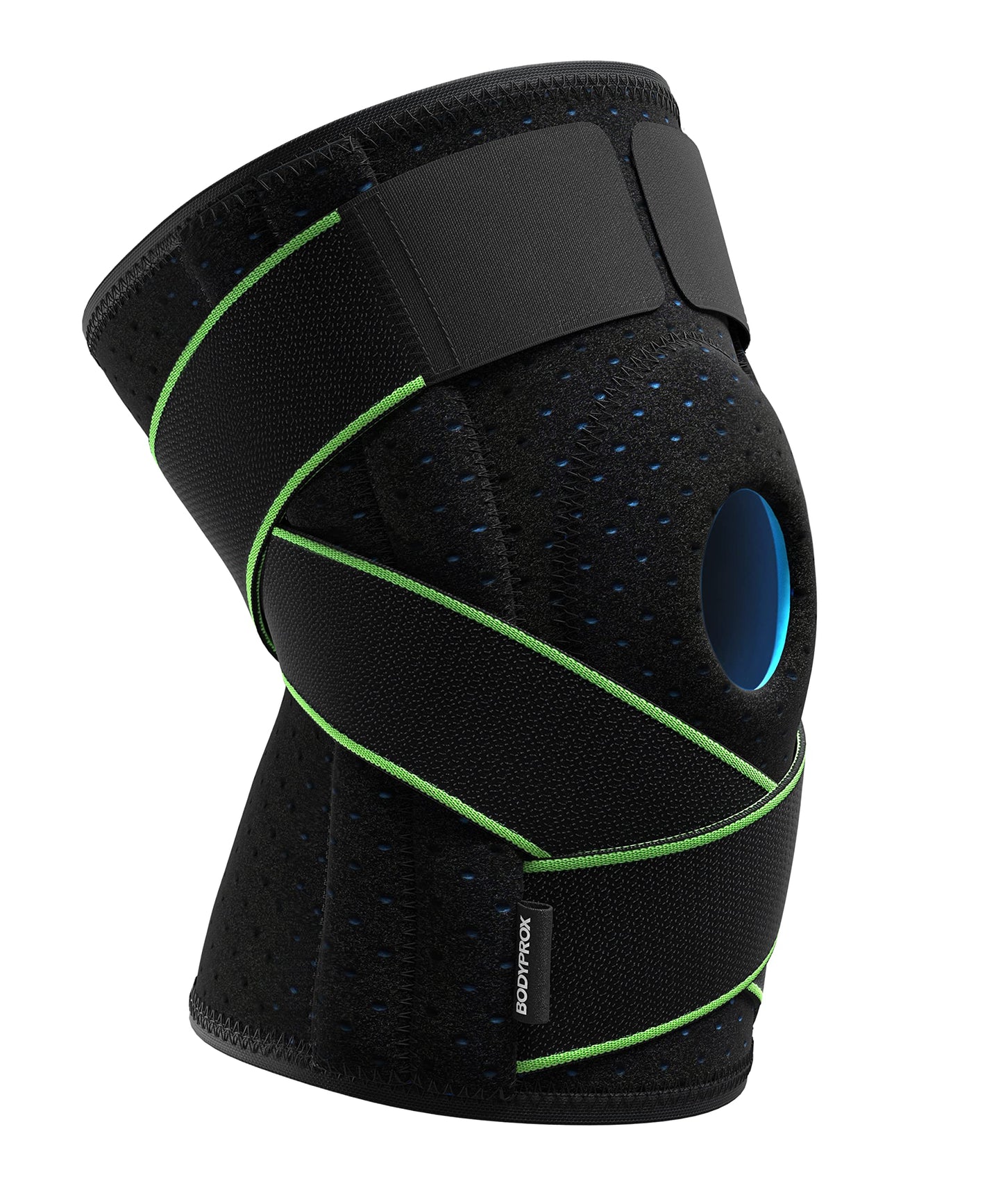 Bodyprox Knee Brace with Side Stabilizers & Patella Gel Pad Support