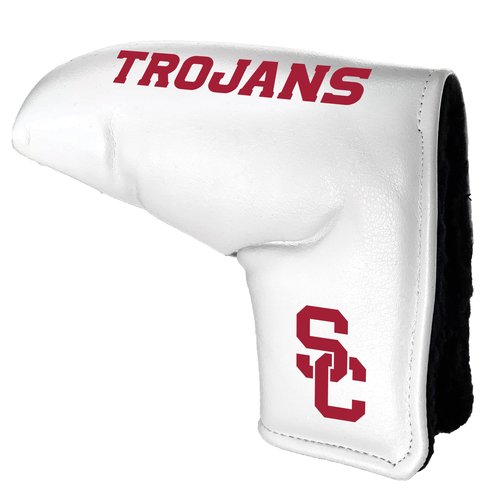 Team Golf NCAA Southern California Tour Blade Putter Cover (White), Fits Most Blade Putters, Scotty Cameron, Taylormade, Odyssey, Titleist, Ping, Callaway