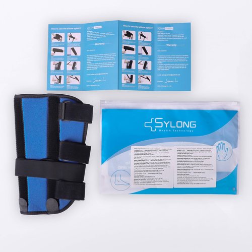 Elbow Brace Night Splint Support for Cubital Tunnel Syndromean, Ulnar Nerve, Stabilizer for Fix Elbow, Prevent Excessive Bending at night, Fits Left and Right Arms,Women, Men (M)