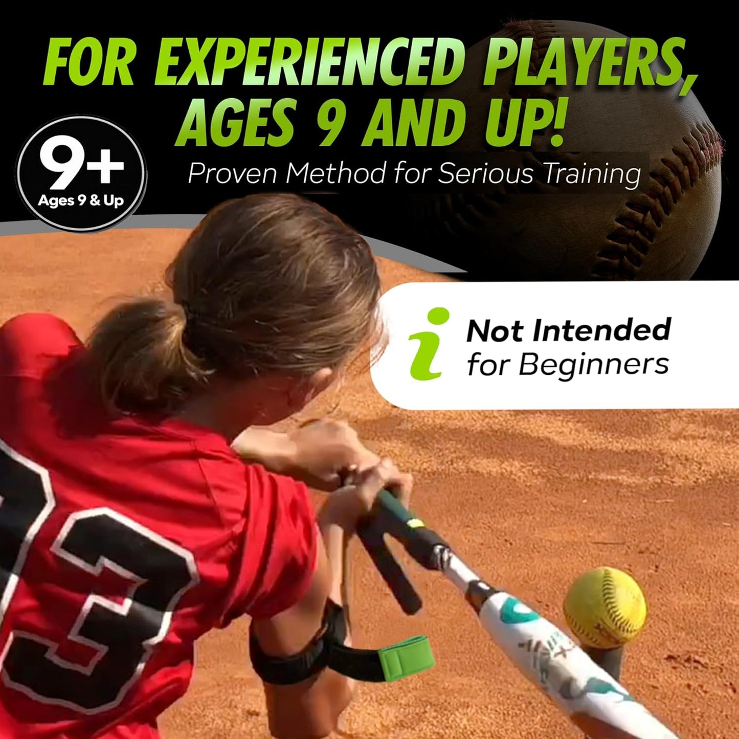SWINGRAIL Baseball Hitting Trainer - Enhance Bat Speed & Swing Mechanics | Ideal for Ages 9+