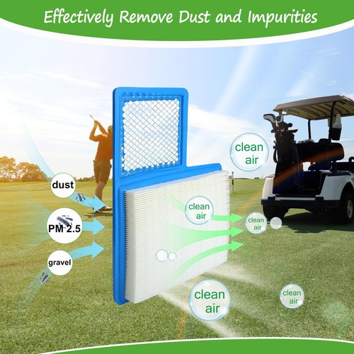 10L0L Golf Cart Tune Up Kit for Yamaha G16 G19 G20 G21 G22 G29 Drive Gas Vehicles 1996-up, with 301cc/357cc Engine Replace Air Filter JN6-E4450-00 JN6-E4450-01 JN6-E445E-00