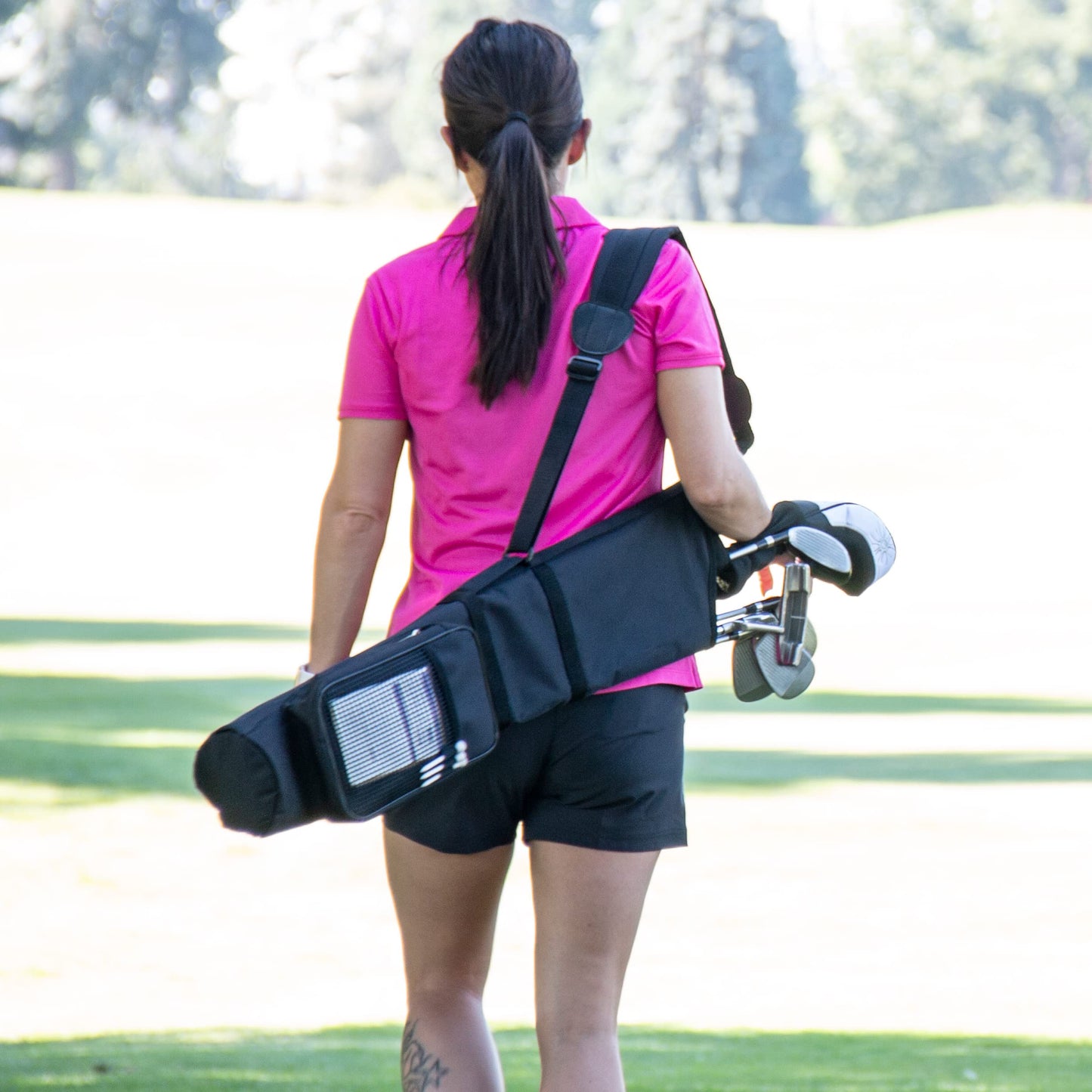 5" Sunday Bag, Lightweight Carry Bag, Executive Course Golf Bag