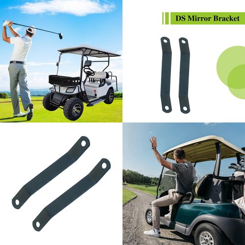 Fits Club Car Golf Cart 5 Panel Mirror Bracket. Add to your rearview mirror. Suitable for DS Rearview Mounts Completely upgraded field of vision Better driving experience 1 pair