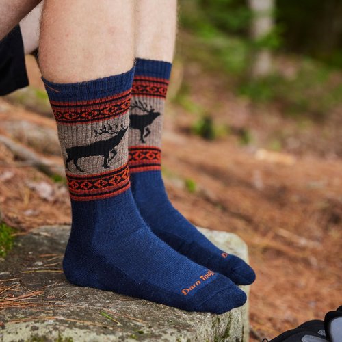 Darn Tough Men's Vangrizzle Boot Midweight Hiking Socks (Style 1980) - Eclipse, Medium