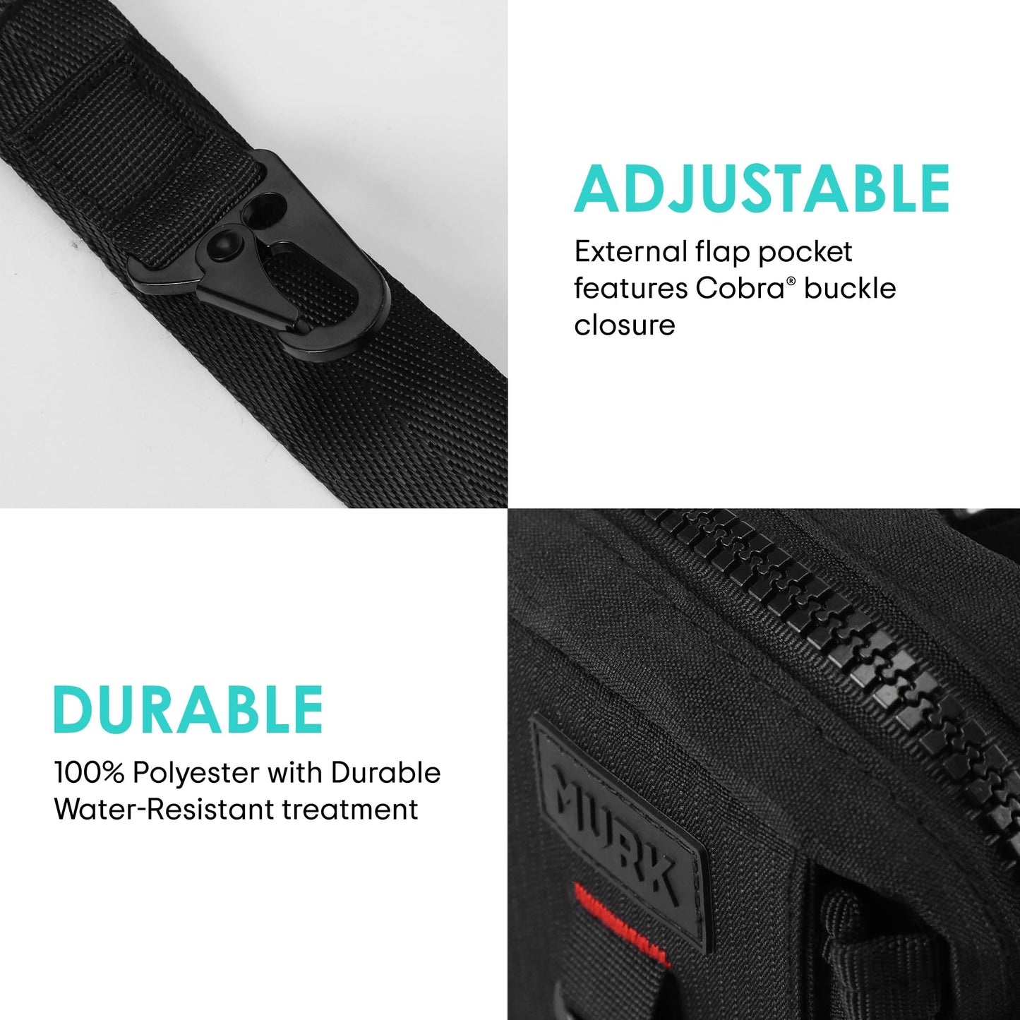 MVRK Phone Holder - Small Crossbody Shoulder Bag - Tailored to Snugly Fit Both iPhones and Androids - Also Fits Passport & Wallet, Ideal for Running, Walking, Hiking, and Biking Adventure