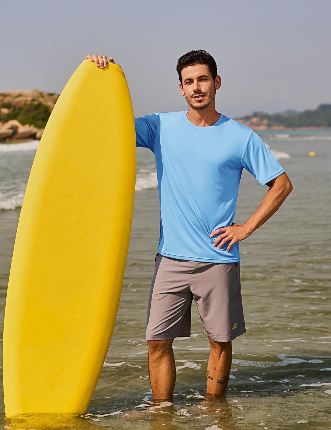 TACVASEN Men's Athletic T-Shirt - Quick Dry Fit for Workouts & Sun Protection | UPF 50+