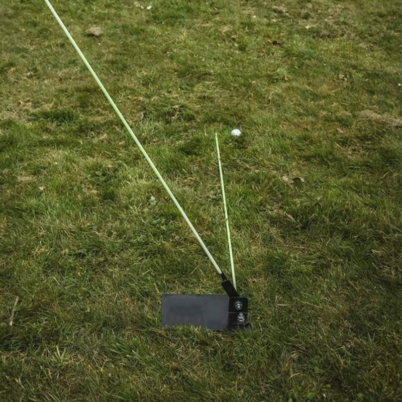 Golf Alignment Stick Holder Swing Practice Plate Plane Trainer Training Aid Alignment Stick Base (Practice Plate)