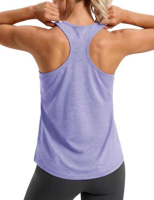 MAGCOMSEN Women's Athletic Tank Top - Sleeveless Racerback Yoga & Gym Sportswear | Perfect for Workouts