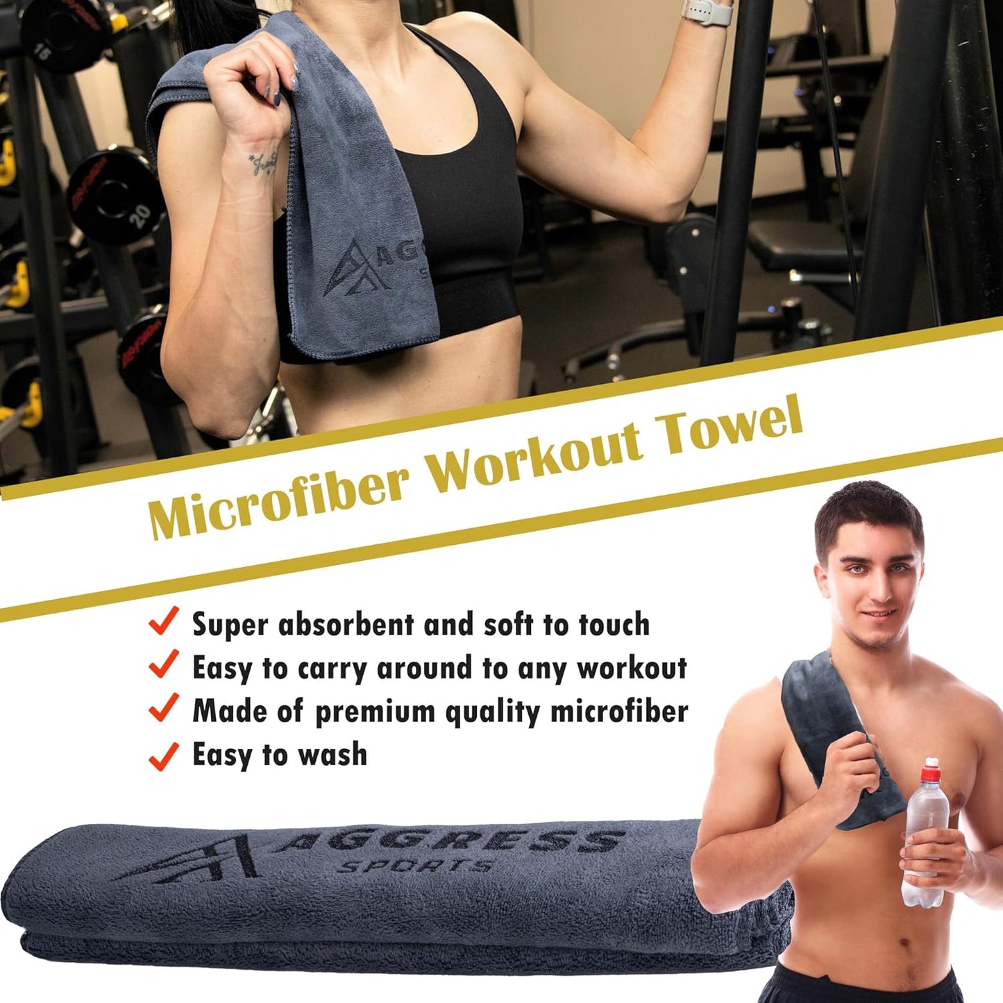 Premium Barbell Pad Set - Hip Thrust & Squat Pad with Ankle Straps, Resistance Bands & Carry Bag