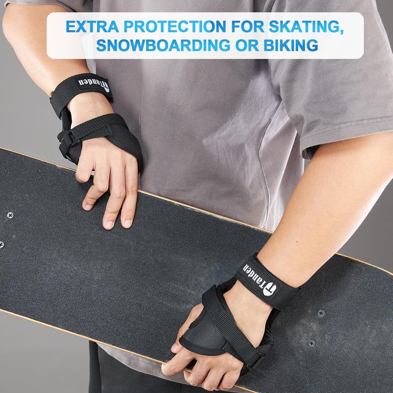 Tanden Wrist Guard Skating Protective Gear Adult and Kids Wrist Guards, Wrist Pads for Skating Skateboarding Snowboarding Ice Skating Wrist Guards