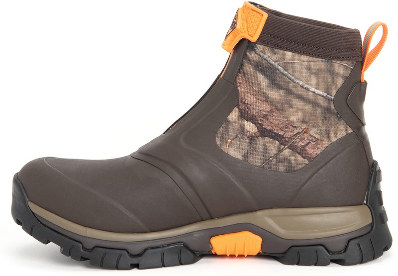 MUCK Men's Apex Mid Zip Ankle Boot, Black, Size 14(M)