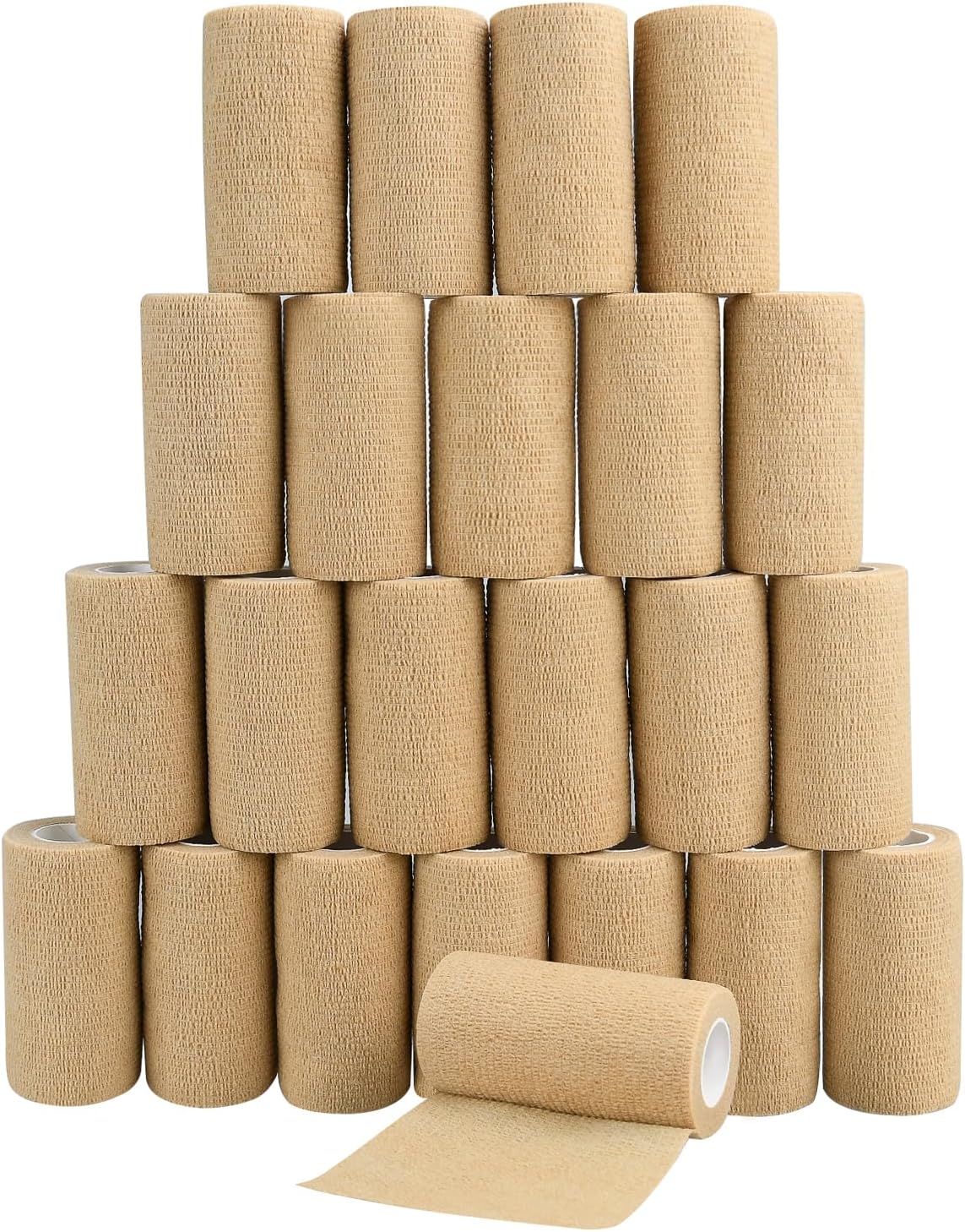 Skiennix Self-Adhesive Bandage Wraps - 12pcs, 2in x 5 Yards | Ideal for Sports, Wrist & Ankle Support