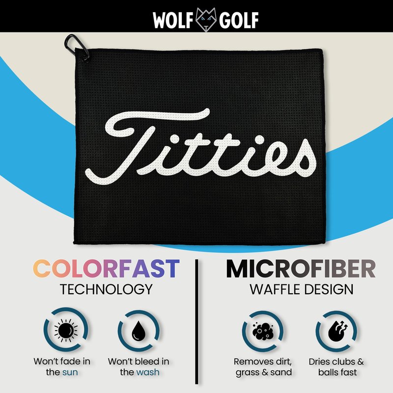 Funny Golf Towels - Golf Accessories for Men - Golf Gifts for Men