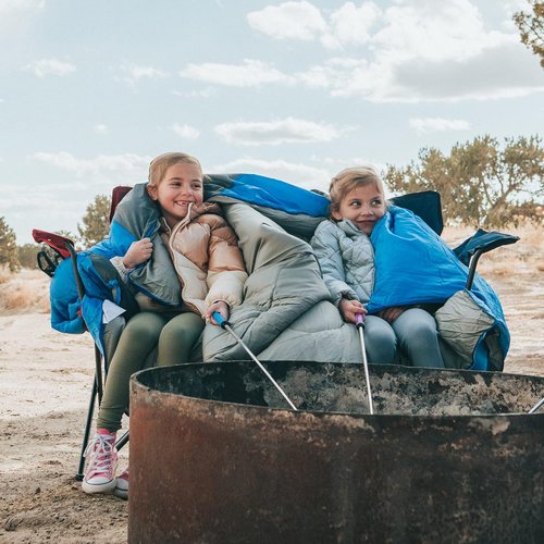 MalloMe Sleeping Bags - Cold Weather Backpacking & Camping Gear for Kids 10-12 | Lightweight & Compact