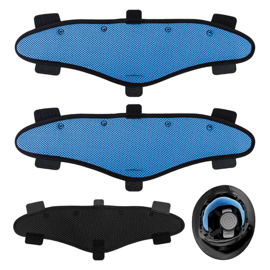 Hard Hat Sweatbands, Sweat Band for Safety Helmet, Washable Hard Hat Cooling Liner Accessories, Suspension Replacement for Hard Hats, Reusable Headband, Blue, 3 PCS