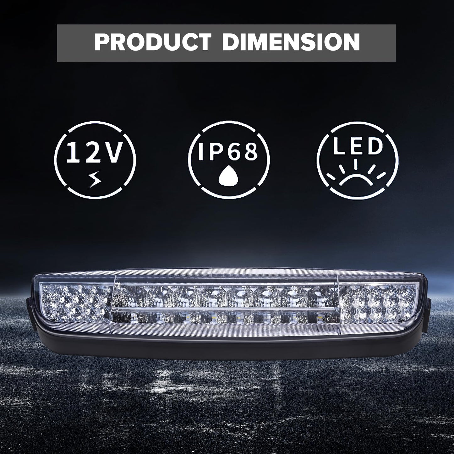 Orle Oko Golf Cart TXT LED Head Tail Light Bar Compatible with EZGO TXT Led Light 1996-2013 Gas and Electric Replace 12V Headlights Taillight Kit Assembly For EZGO TXT Gas and Electric