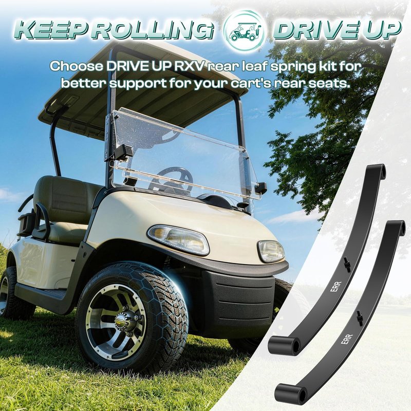 DRIVE UP Golf Cart Standard Rear Leaf Spring Kit for EZGO RXV 2008-Up 611713