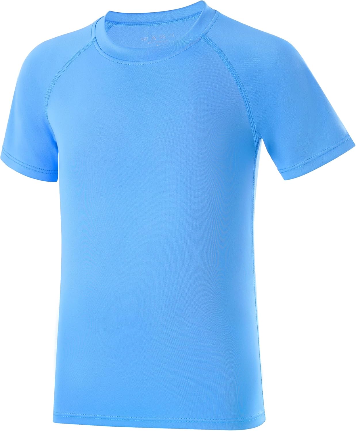 Skiennix Boys Rash Guard Swim Shirt - UPF 50+ Sun Protection | Quick-Dry Short Sleeve for Beach & Surfing