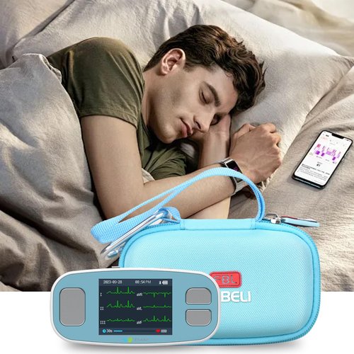 FBLFOBELI Hard Case Compatible with EMAY 6L Portable ECG Monitor