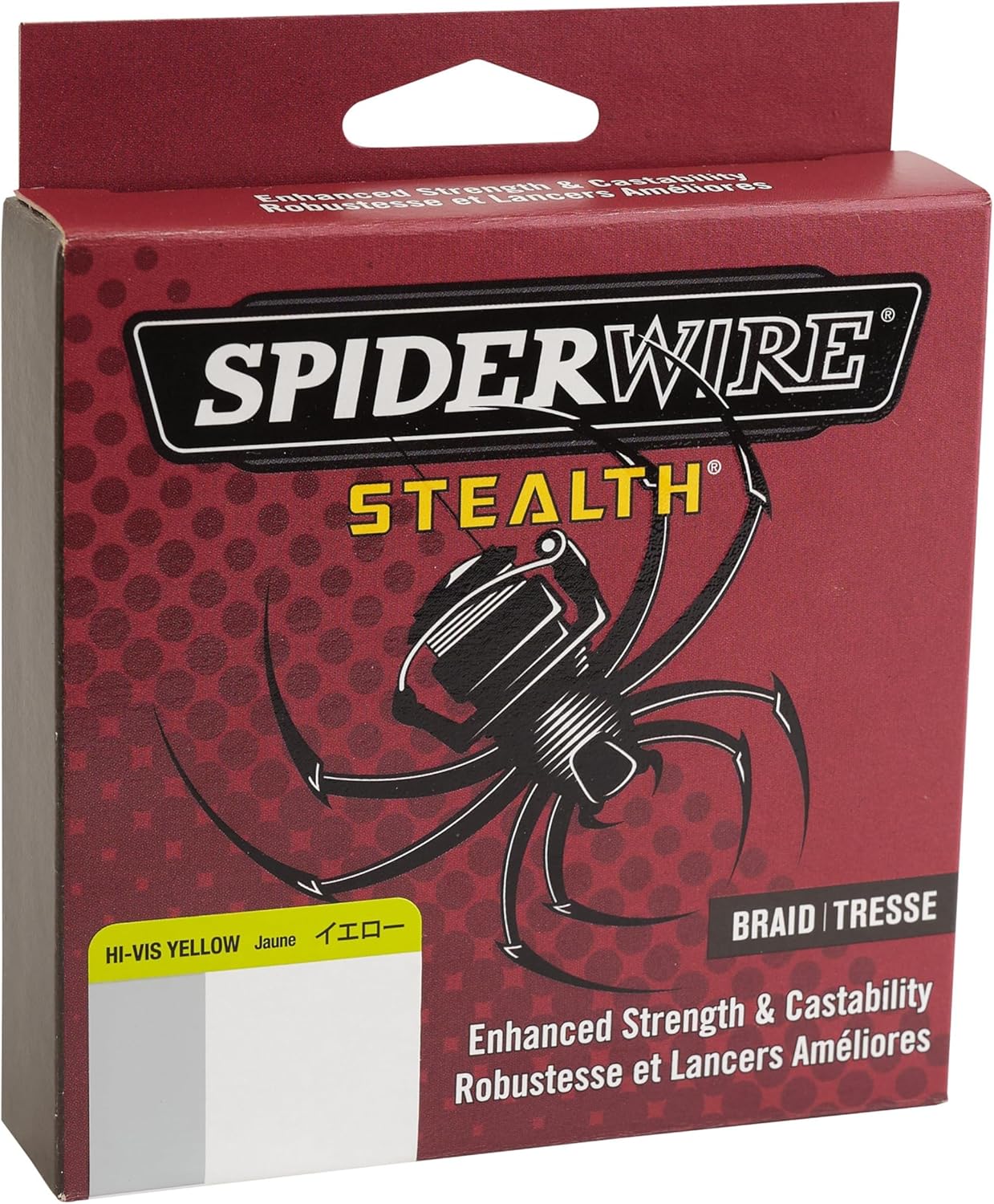 SpiderWire Stealth Braid Fishing Line - High Strength & Sensitivity | 150 Yards, Green