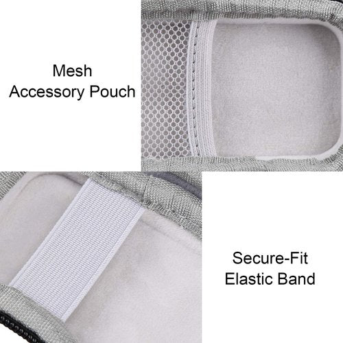 Aproca Case Compatible with EMAY Portable ECG Monitor Devices, Storage Portable Bag for Accessories -Black (Case Only)