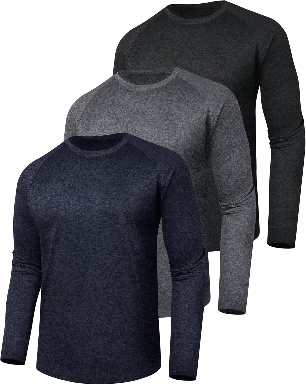 Skiennix Long Sleeve Shirts for Men - Quick Dry UV Protection T-Shirts | Perfect for Fishing & Gym