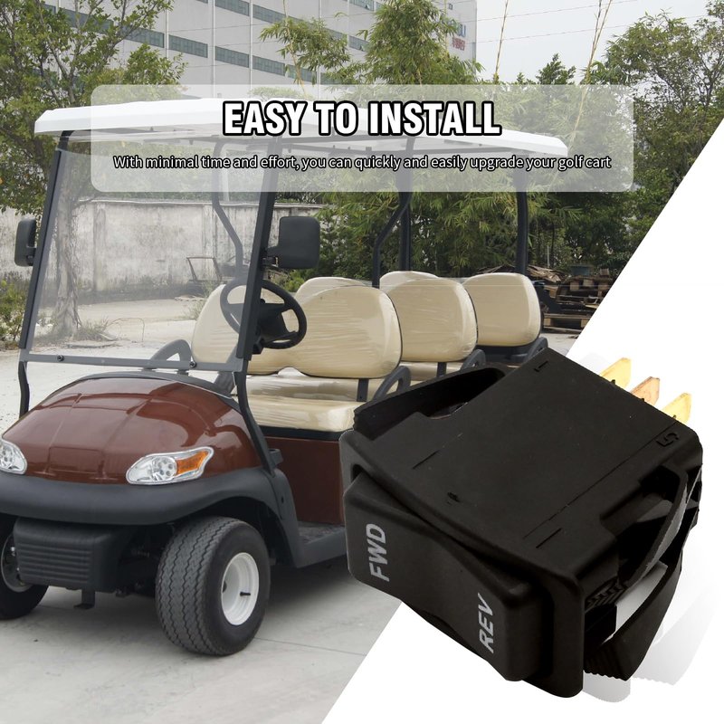 UOIENRT 74323G01 Golf Cart Forward Reverse Rocker Switch, Replacement for EZGO TXT PDS Electric Golf Carts 2003-Up, Replace 74323-G01