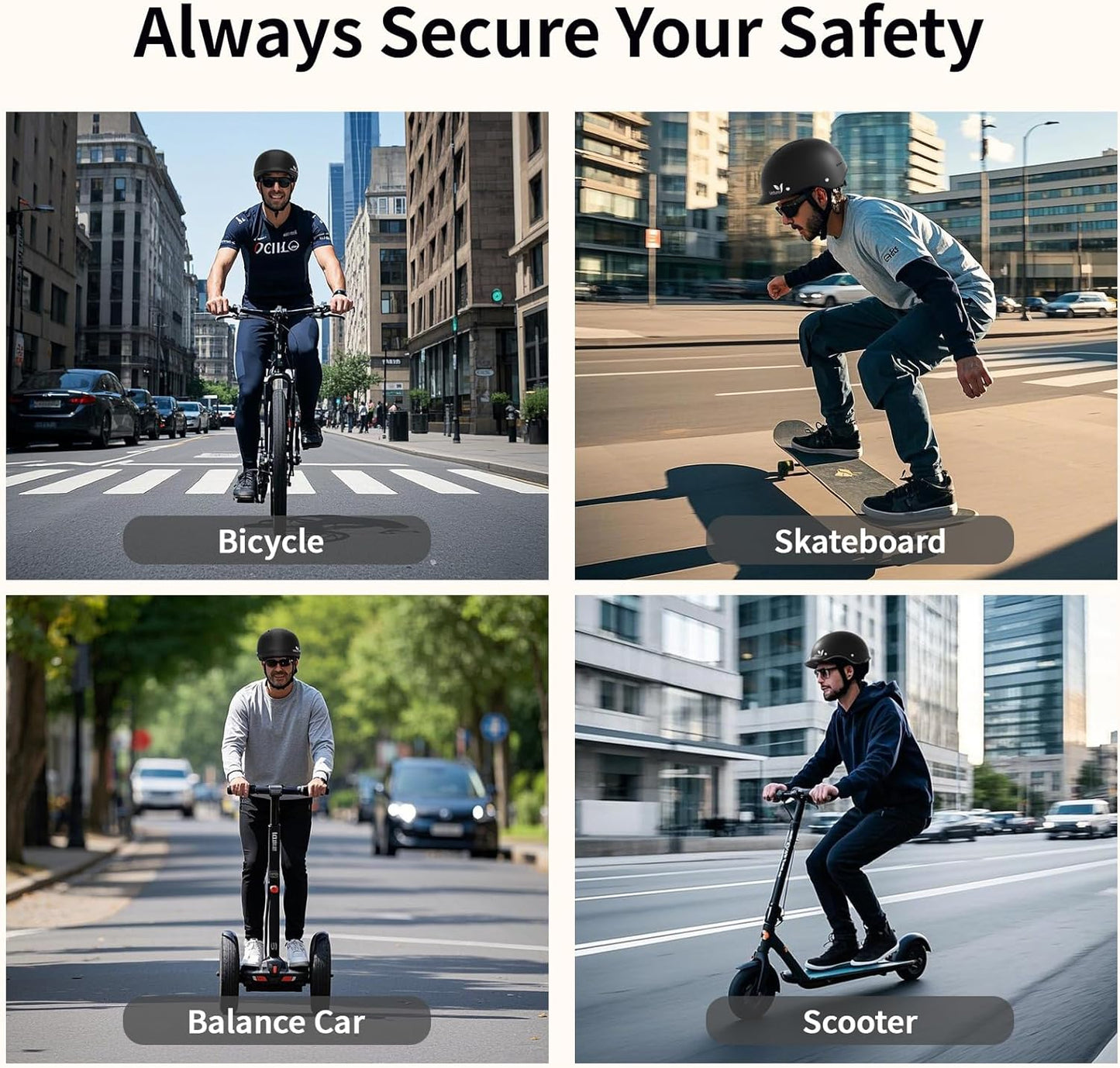 Skiennix Bike Helmet - Adjustable Safety Certified Cycling Helmet for Men & Women | Ideal for Commuting, Skateboarding, Mountain & Road Biking