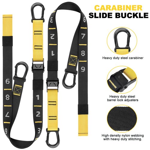 Home Resistance Training Kit, Workout Straps for Home, Adjustable Resistance Trainer with Handles, Door Anchor and Carrying Bag for Gym