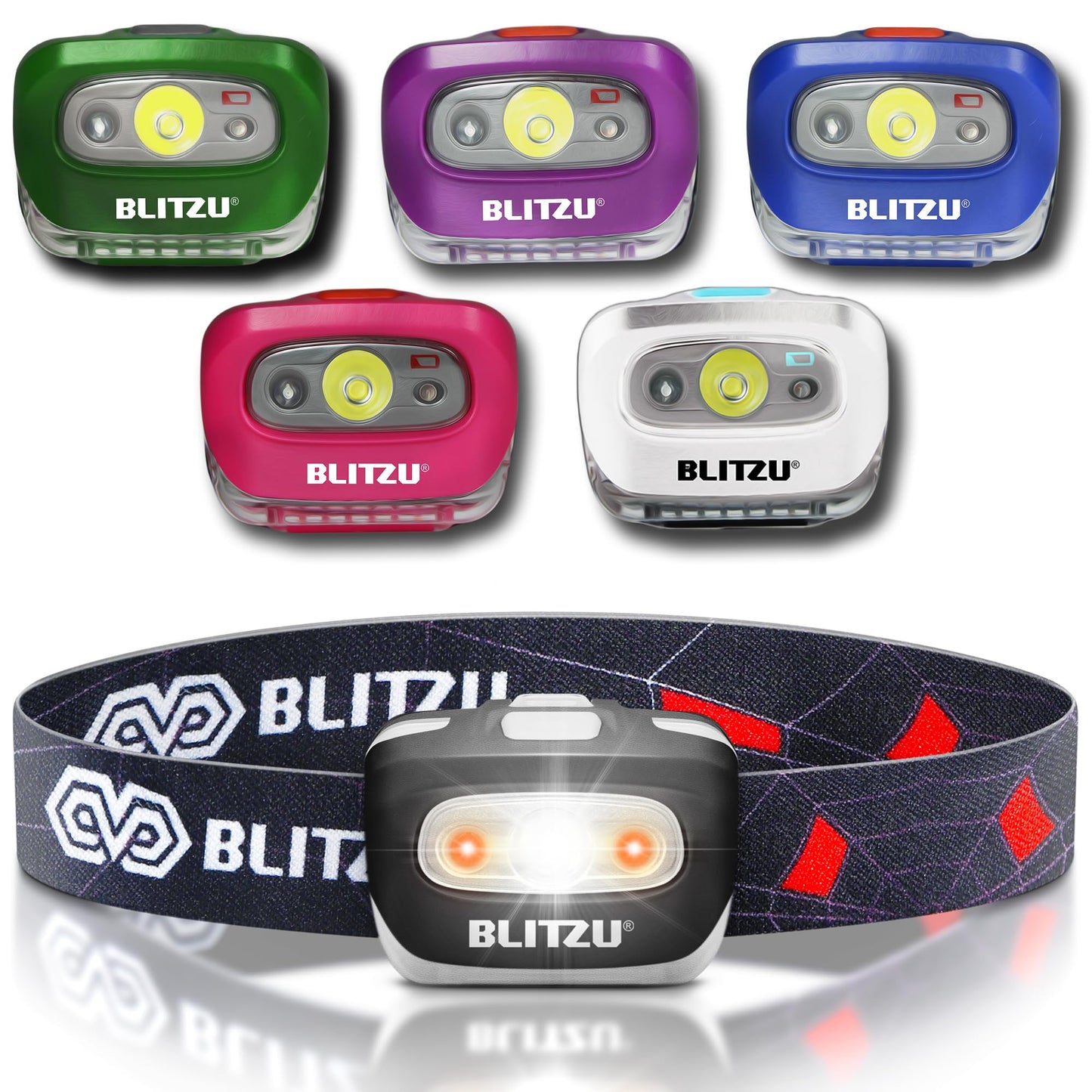 LED Headlamp, Super Bright Headlight Flashlight, Kids & Adults Outdoor Use