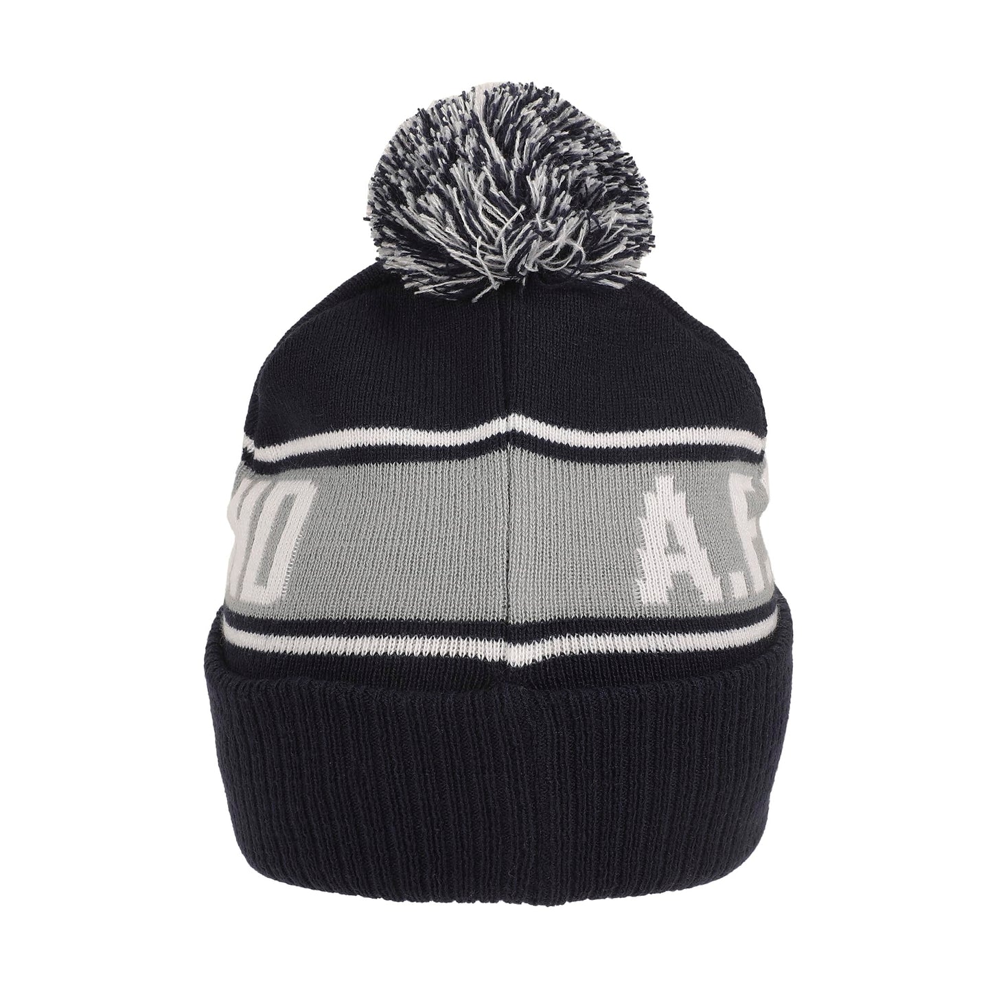 Bioworld Ted Lasso Jacquard and Logo Black Cuff Beanie