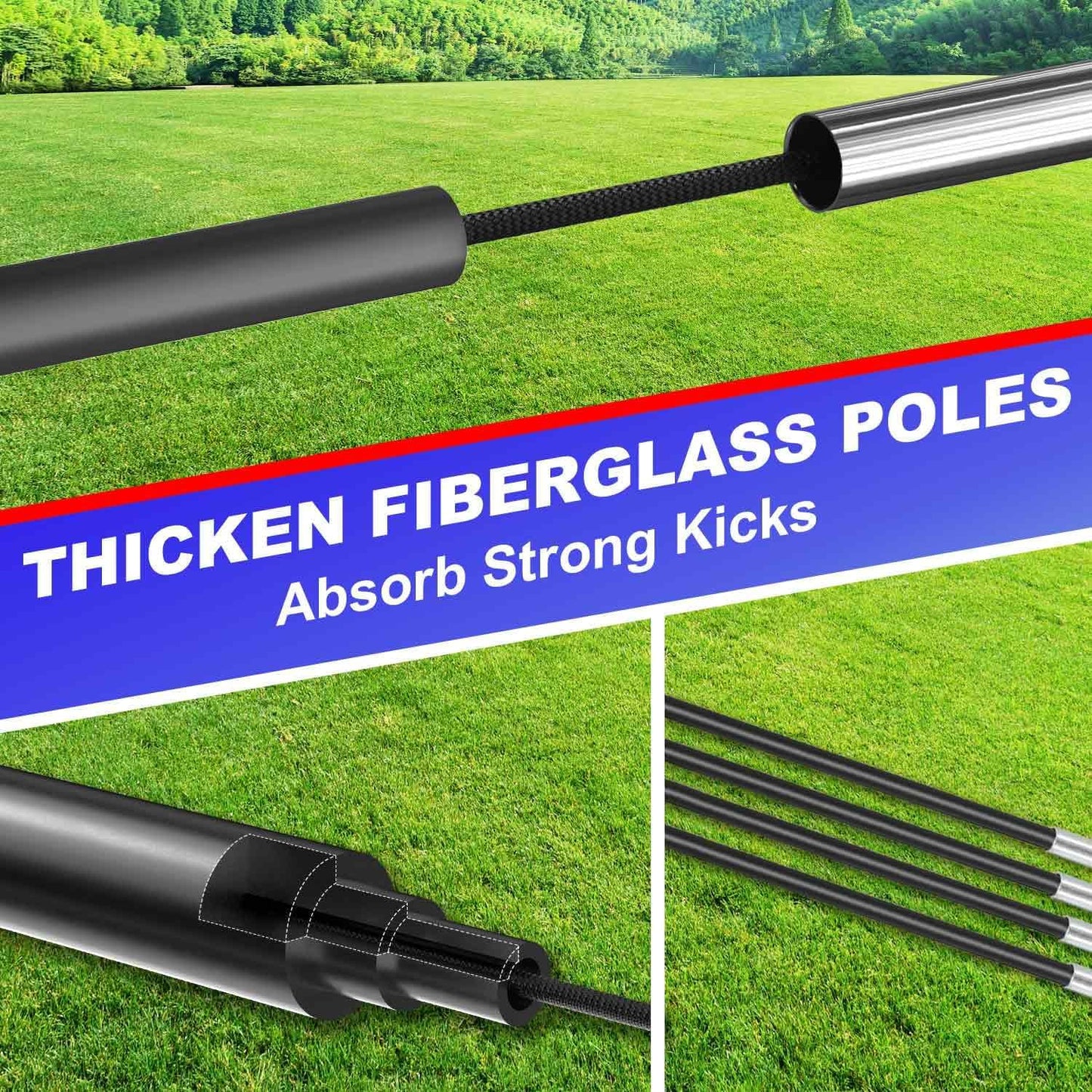Portable Soccer Goal by [Brand Name] - Pop Up Design for Indoor/Outdoor Practice | Ideal for Backyard Training