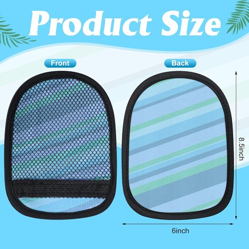 Codree Sand Wipe Off Mitts - 2 Pcs Stripe Sand Remover for Beach & Outdoor Activities