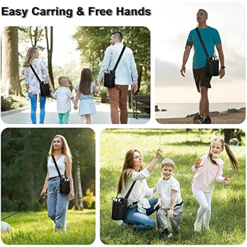SABWELLBOX Magnetic Gym Bag with Water Bottle Holder With Strap, Crossbody Sling for Men & Women, Lockable Zippers, Quick-Access Phone Pocket for Work, Sport, Travel
