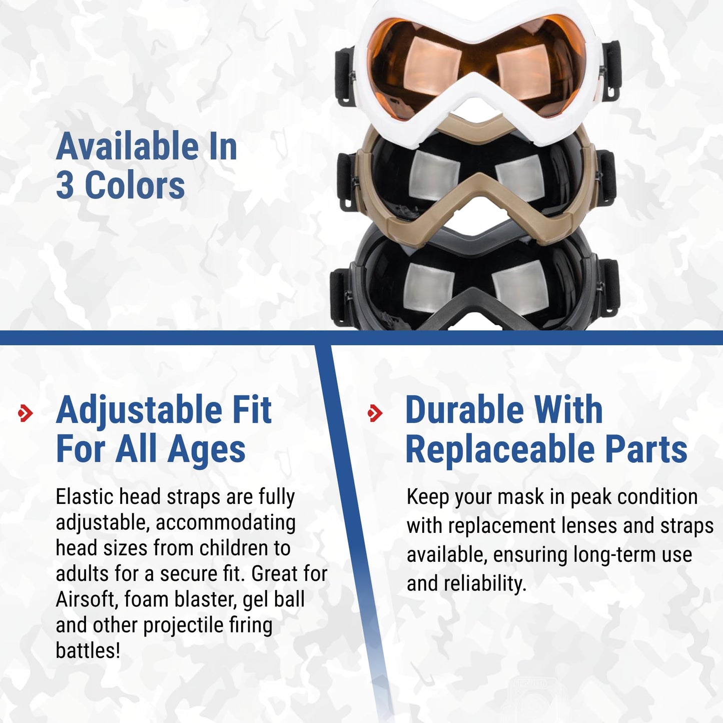Evike Airsoft Airsoft - 6mmProShop - Slipstream - Goggle and Lower Face Shield Face Mask (Color: Black Frame/Tinted Lens)