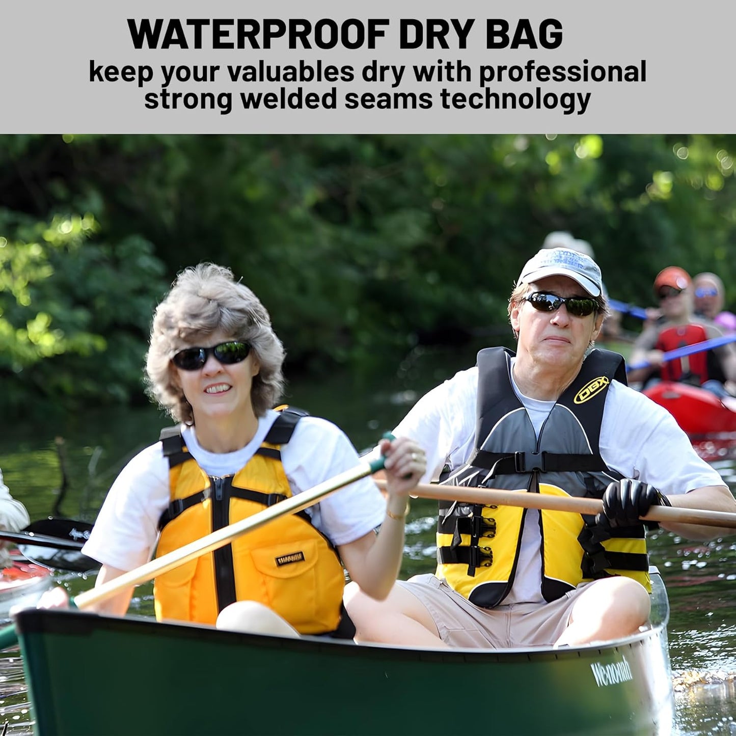 Skiennix Waterproof Dry Bag - Lightweight Roll Top Backpack for Kayaking, Fishing & Camping | 2L-40L Sizes